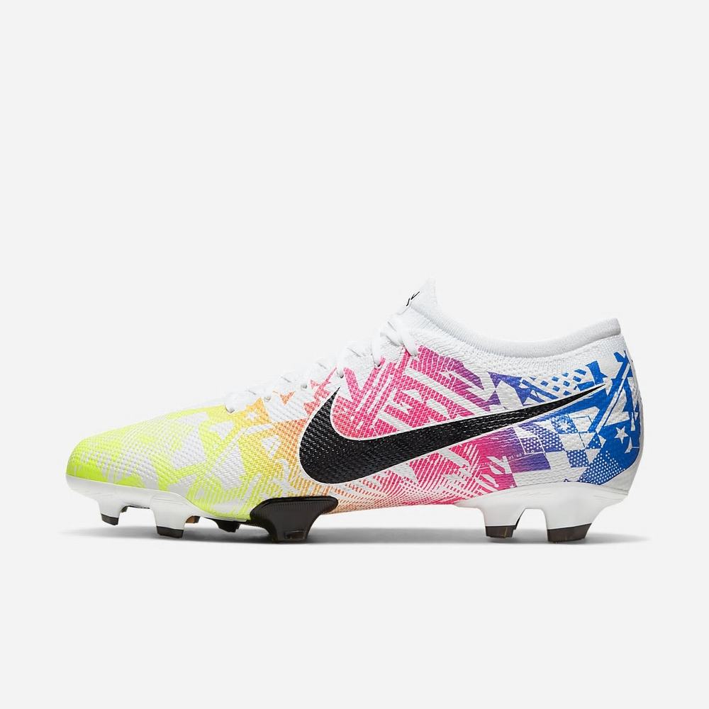 Crampon De Foot Nike Mercurial Vapor 13 Pro Neymar Jr. FG Blanche 5492-387 White/Racer Blue/Volt/Black Femme | QRZ-95235620